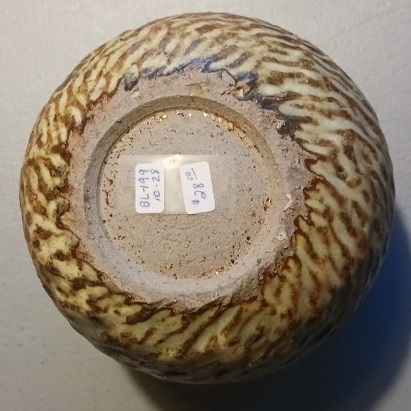 Ceramic Pottery Vintage Vase Hand Crafted Artist #eshopchicago - Picture 6 of 6